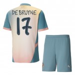 Nogometni Dresovi Manchester City De Bruyne 17 Dječji Četvrta 2024-25 Kratkih Rukava